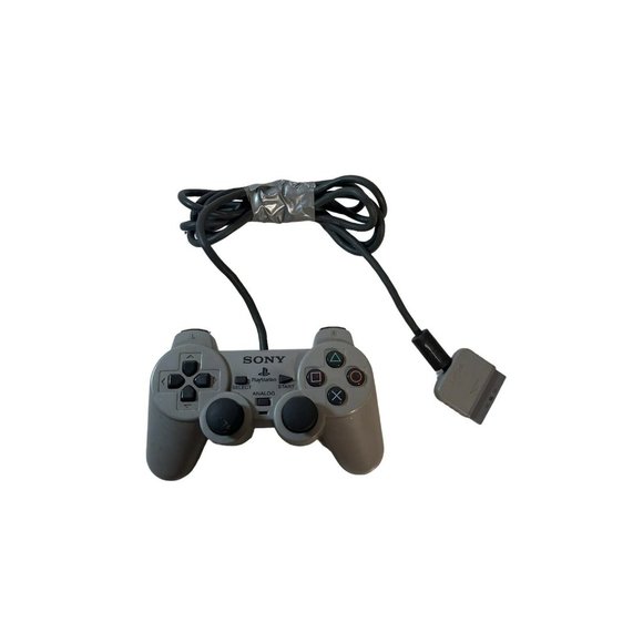 Sony PlayStation PS1 Dual Shock Analog OEM Controller SCPH-1200 Tested - Picture 1 of 6